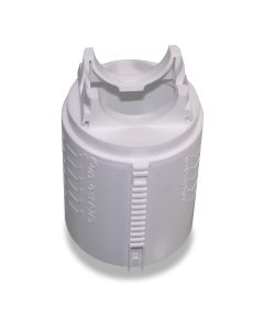 Cylinder wewn. biały BP330 w zasuwką dla sensora DOL26