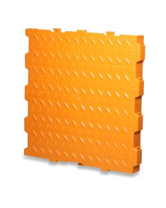 Kunststoffrost  400x400 orange geschlossen f/Sauen (Typ A)