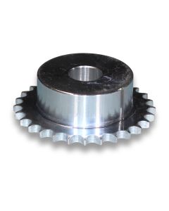 Chain wheel 3/8-28t - single w/2 x grub screw