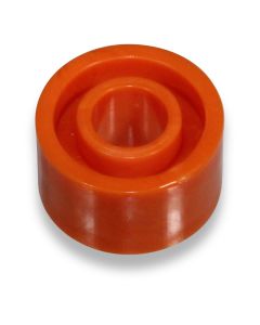 Roller plastic orange for support for collapsible perch