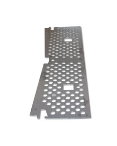 Sheet metal partition upper tier Step 24-18 V13 holes