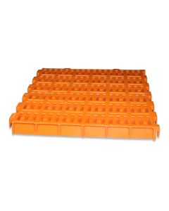 Kunststoffrost  600x400 orange offen für Ferkel A-VH