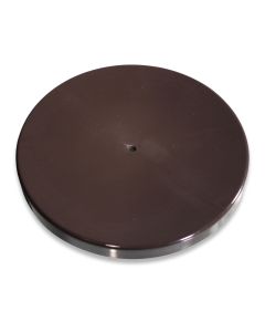Plate d170 concave f/corundum coating