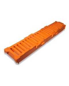 Kunststoffrost  100x500 orange offen / unter Sau (Typ A)