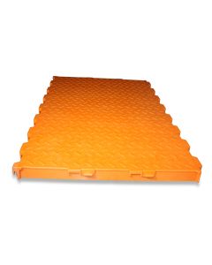 Kunststoffrost  800x500 orange geschlossen/neben Sau (Typ A)