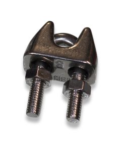 Cable clamp  8mm 5/16" SST