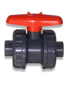 Ball valve, PVC 16 mm, NP16, 2xbonded socket (ZP00231)