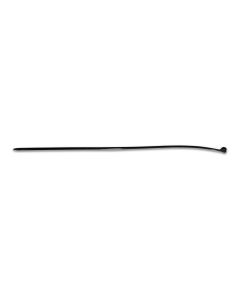 Cable tie 360x7.5 mm black with steel latch