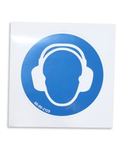Aufkleber: Logo - Gehörschutz tragen