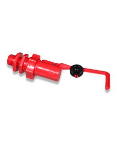 Float valve 1/2" PVC wo/ball incl nozzles f/mixing tank 4248