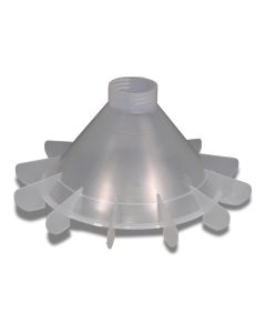 Cone transparent w/fins MP395