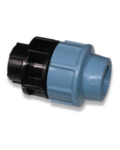 Adapter union PP 25x 1/2"fm NP16 f/PE-pipe