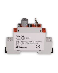 Analogkonverter BDAC-1 0-10V zu EVG 1-10V m/Handbedienung