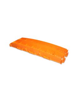 Kunststoffrost  200x600 orange offen/für Sauen (Typ A)